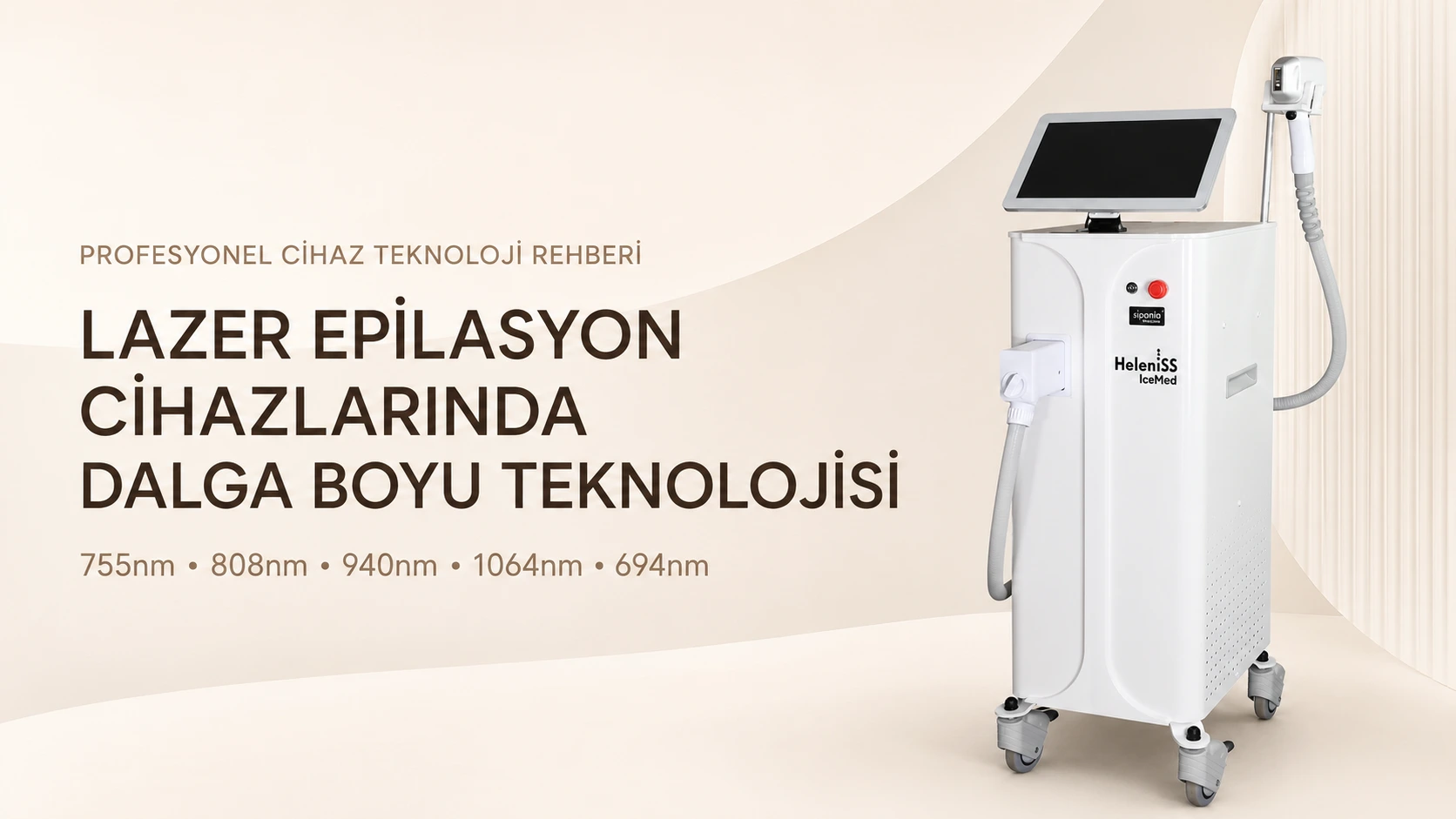 lazer epilasyon cihazı dalga boyları